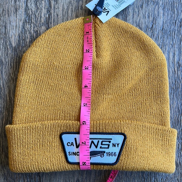 Vans “Milford” Beanie. Golden/yellow color with black and white Vans patch. NWT - Picture 7 of 11